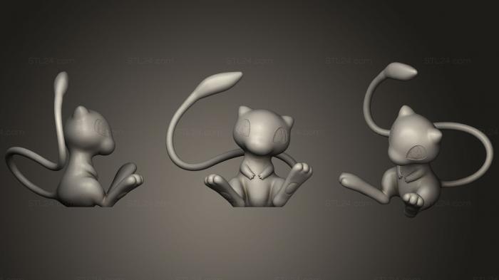 Игрушки (Мяу(покемон), TOYS_0604) 3D модель для ЧПУ станка